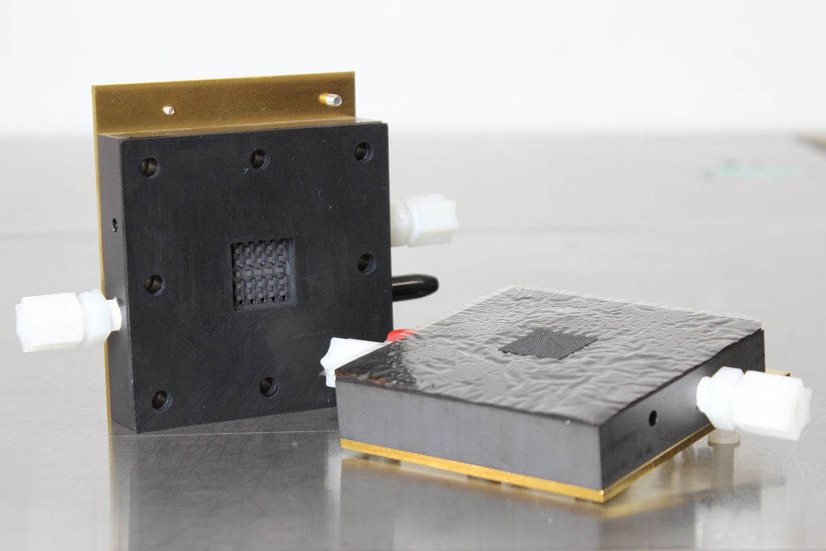 Two fuel cell test hardware cells